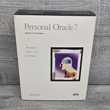 Personal Oracle 7  Version 7.1 Windows Architecture Oracle Workgroup 2000 New 