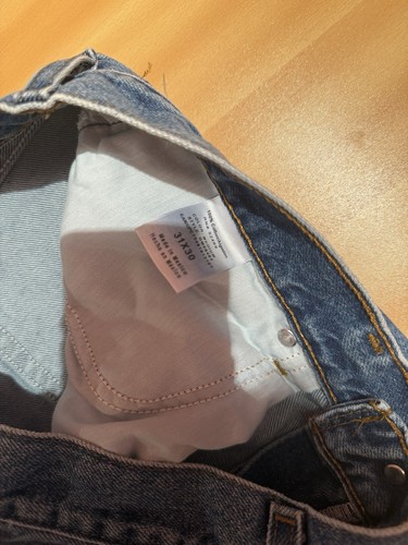 George Mens Jeans 31X30 Regular Light Blue Denim Bottoms Cotton Casual - Picture 6 of 8