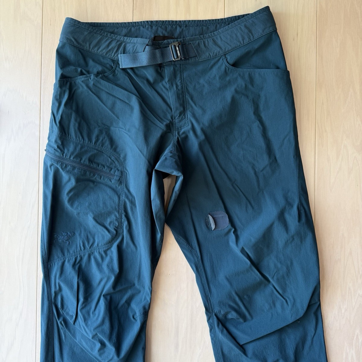 Arc'teryx Lefroy Pants 32 Green Blue Belted Outdoors Utility