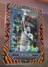 2023 Panini Prizm Draft KARL MALONE Choice Tiger Stripe SSP Case Hit 93 HOF READ