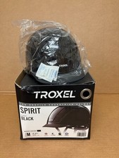 Troxel Spirit Riding Helmet Black Medium 22-23 1/8" ASTM SEI 04-546M NOS