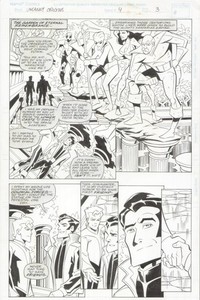 DAVE HOOVER FIRELORD UNCANNY ORIGINS #4 ORIGINAL ART PAGE SPLASH MARVEL COMICS