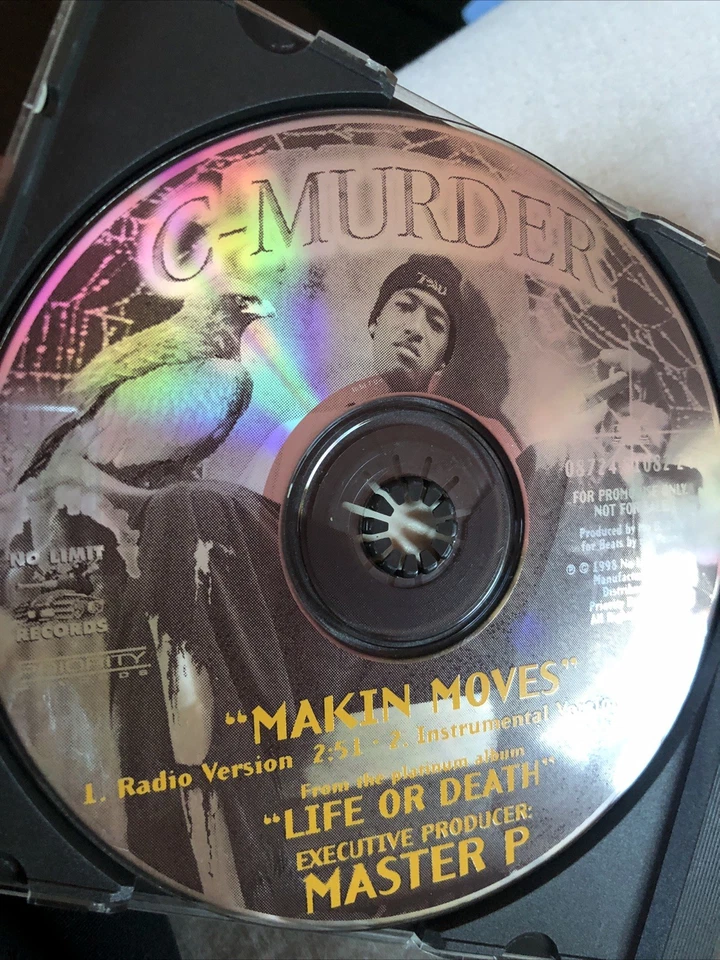 (CD) C-Murder – Makin Moves , Promo, DPRO 81082, Single, Rare. Foto 4 de 4