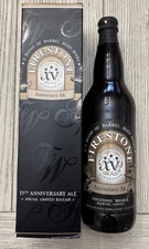 Collectible Firestone Walker 15th Anniversary Ale 2011 Vintage Beer Bottle 15