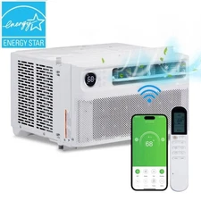 10000 BTU Inverter Window Air Conditioner Wi-Fi Enabled 115V AC Unit With Remote