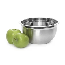 Deep Professional Stainless Steel Mixing Bowl Silver 3 quart