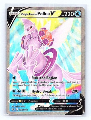 Origin Forme Palkia V Holo SWSH253 SWSH: Sword & Shield Promo Cards Promo NM