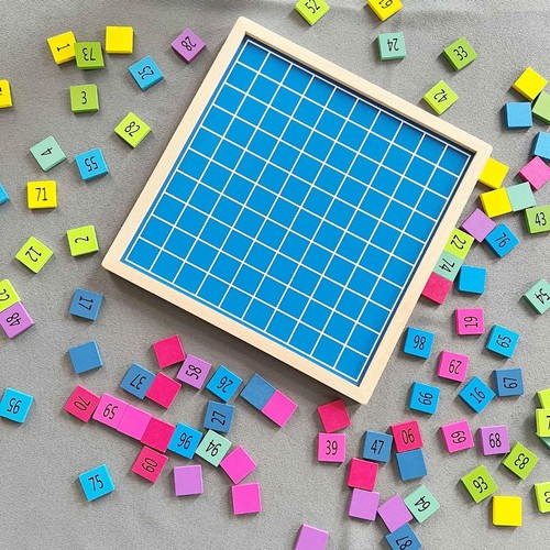 Math Learning 1-100 Number Board Maths Games Teaching Tool Educational Hundred - Bild 6 von 6