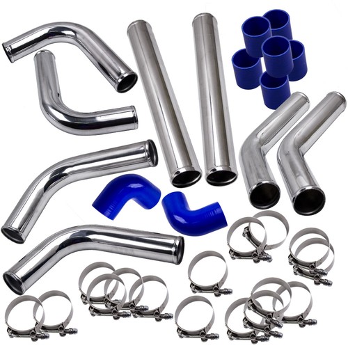 Polishing Finished 2.5 Inch Aluminum Piping Turbo Intercooler Pipe Kit Polished - Picture 10 of 20