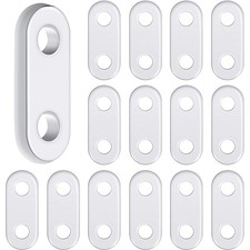 Jetec 20 Pieces Curtain Weights Iron White Bedroom