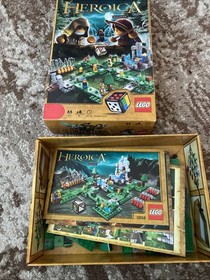 Lego heroica waldurk 3858 Incomplete, with manuals Box Dice Game