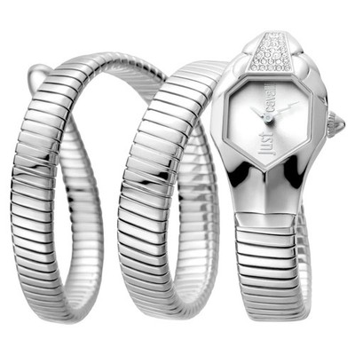 Damenuhr JUST CAVALLI SIGNATURE JC1L022M0055 Edelstahl Schlange
