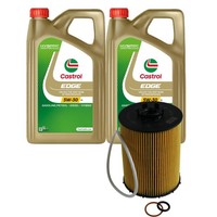 Inspektionspaket 10L Castrol Titanium 5W-30 FüR BMW 6Er Cabriolet E64 650I E63