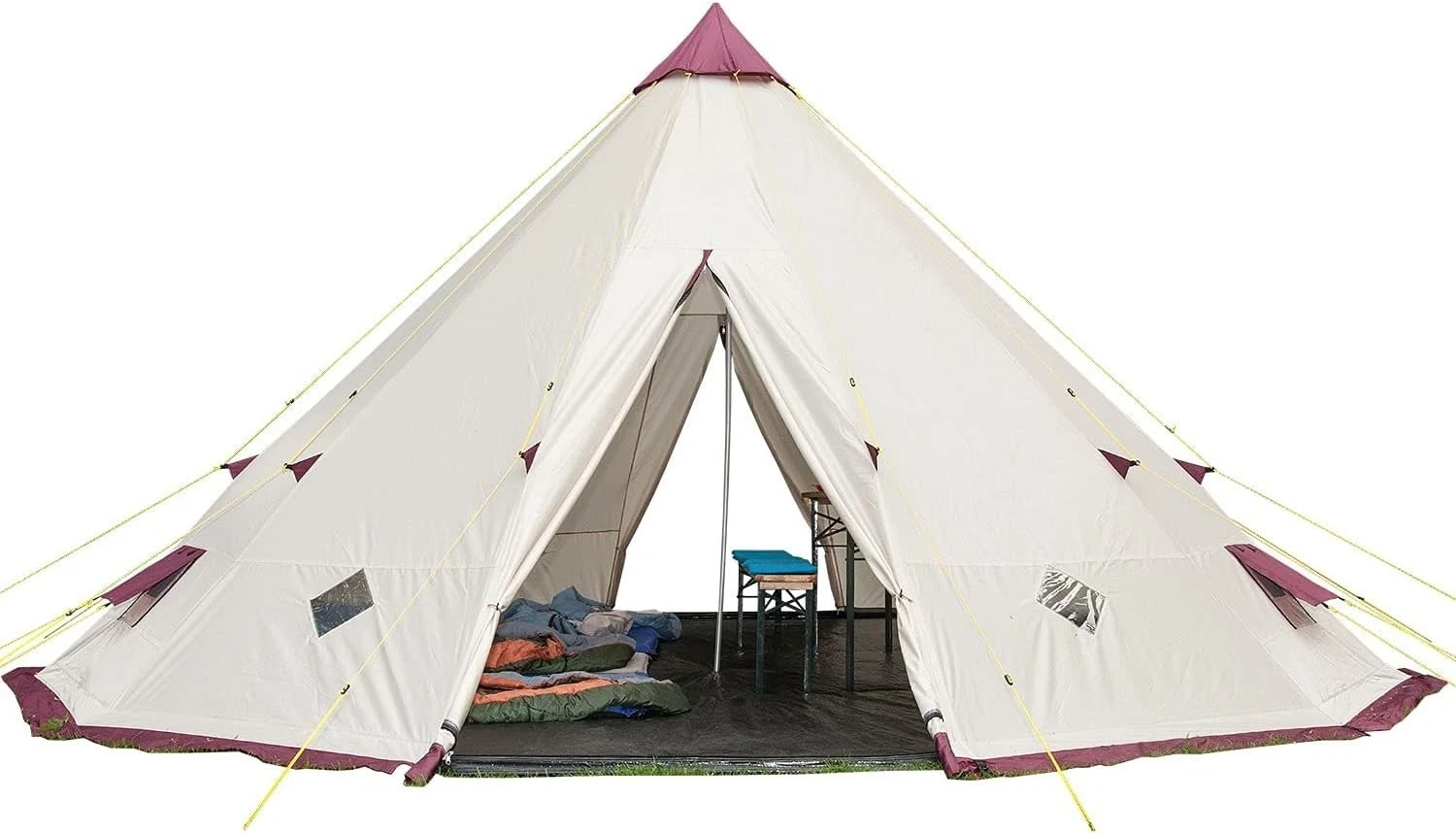 Skandika Tipii 12 Person Family Dome Wigwam Tent 3 x 5.5m XL Camping New