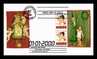 DR JIM STAMPS US COVER NEW MILLENNIUM NEW YEAR 2000 FIRST DAY ISSUE DUAL CANCEL