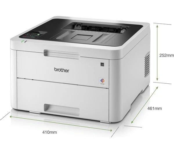 Brother HL-L3230CDW A4 Colour LED Laser Printer HLL3230CDWZU1 - Full Toners - Image 2 of 4