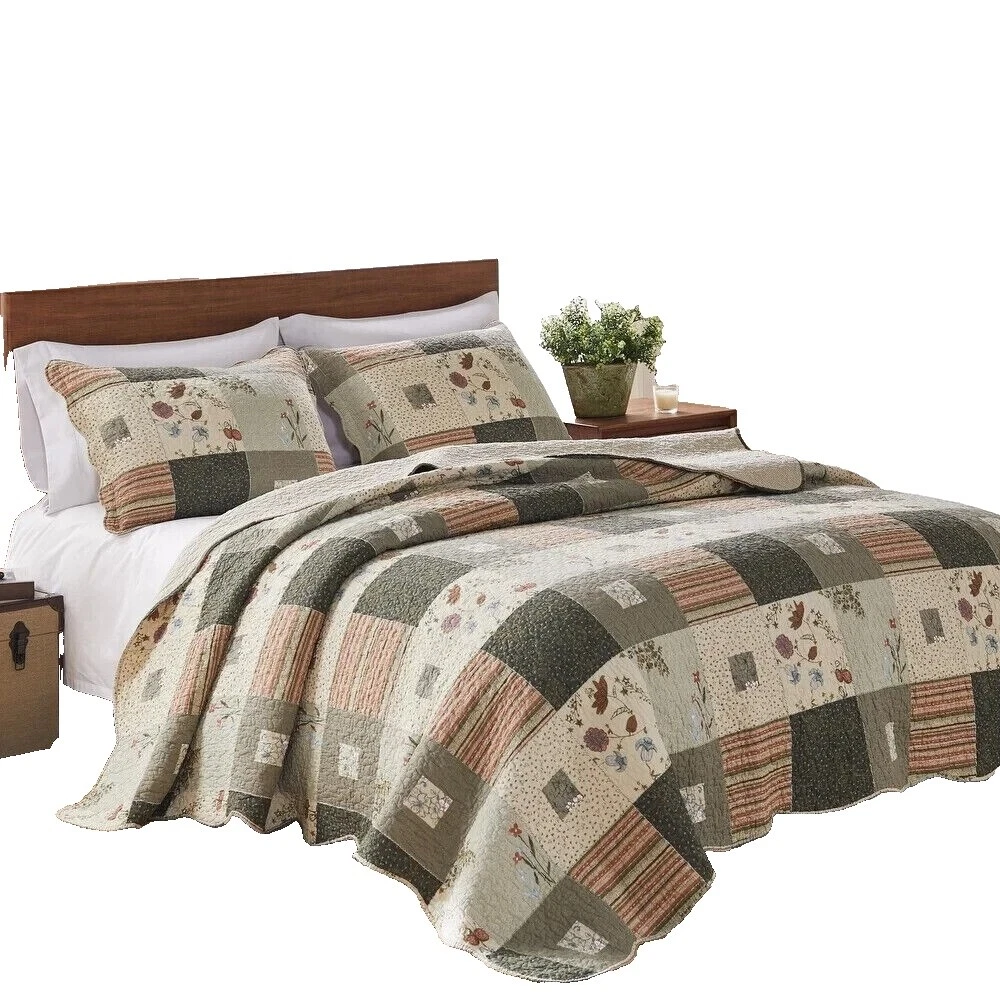 Patchwork Synthetic Bedspreads