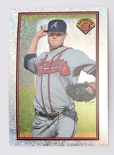 2014 Bowman Chrome Shae Simmons Silver Diamond Refractor #bib89-ss Braves Rookie