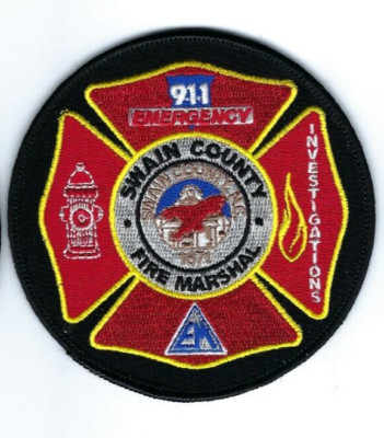 Swain County NC North Carolina Fire Marshal Investigations 911 Emergency patch