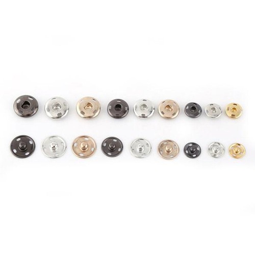 50PCS clothes Sewing Snaps Sewing on metal snaps Snap - Picture 3 of 13