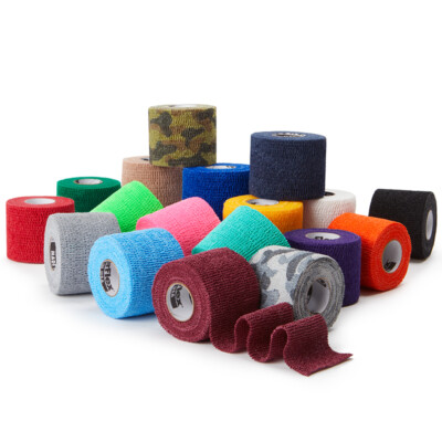 Andover Milliken Powerflex 2'' Stretch Tape Cohesive Bandage PreWrap Vet 24 Rolls