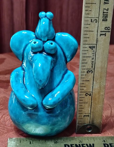 Modellino Pottery Art Friendly Elephant Monster & A Friend firmato James Lin 1997 - Foto 7 di 7