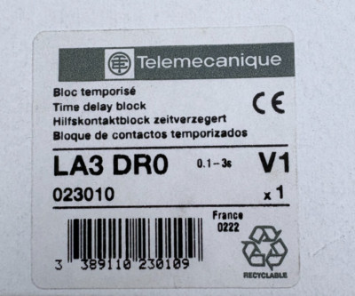 TELEMECANIQUE ZEITBLOCK LA3 DRO x1
