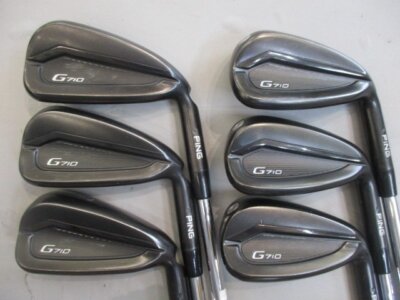 Golf Iron Set Ping G710 Dot Color Black N.S.PRO Zelos6 1FLEX 6pcs