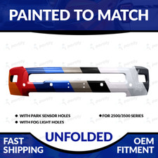 New Painted 2016-2018 Dodge Ram 25003500 Front Bumper W Fl Sen New Painted 2016-2018 Dodge Ram 25003500 Front Bumper W Fl Sen