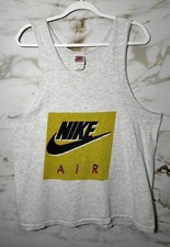 Vintage 90s Nike Gray Tag Tank Top size L Made in USA