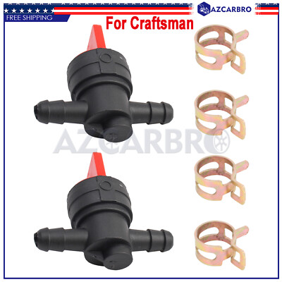 #ad Pack of Two New For Small Engine Lawn Mower Power Washer 1 4#x27;#x27; Shut Off Valve $8.98