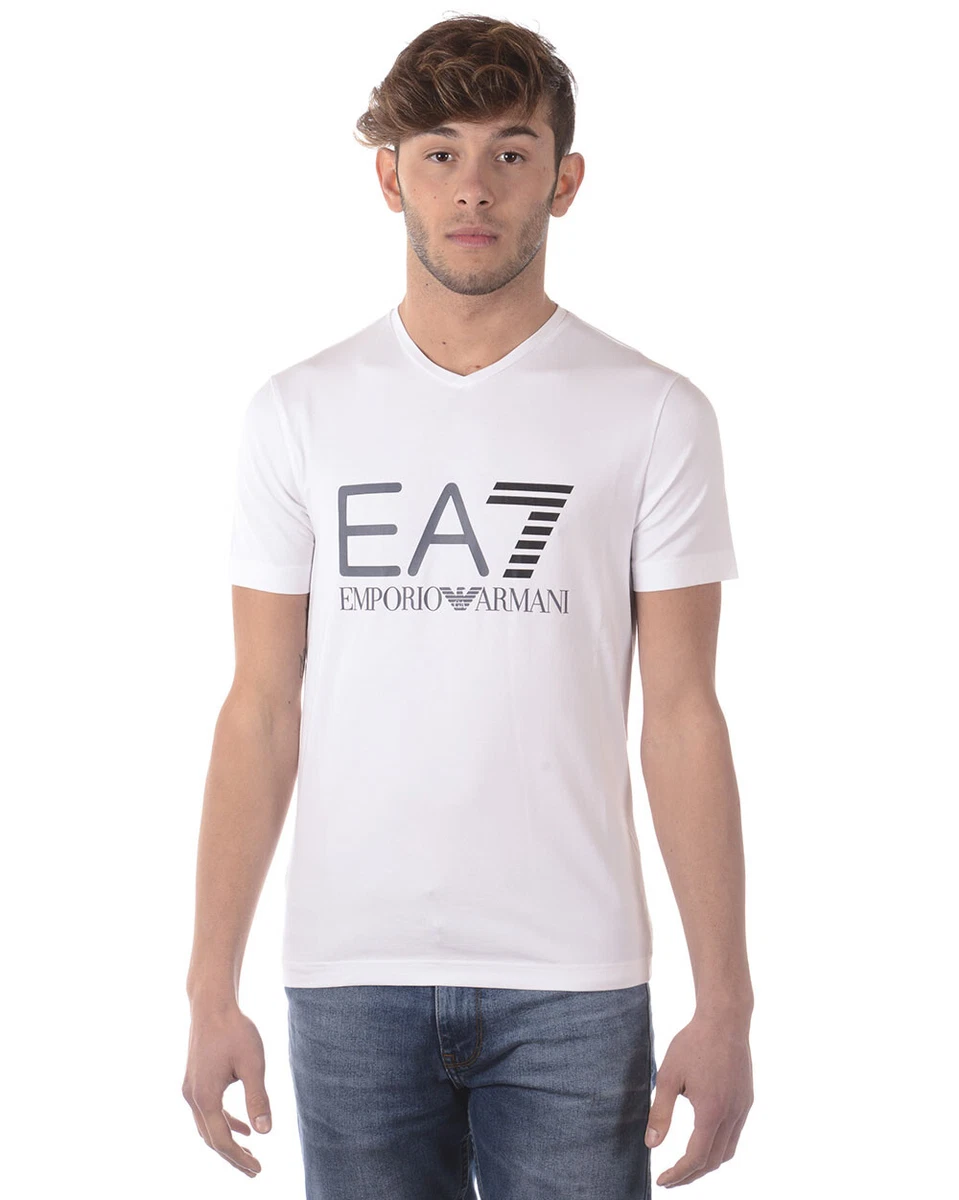 EA7 (Emporio Armani) Logo Series Hooded Sweatshirt Navy U2013 Voilà.id