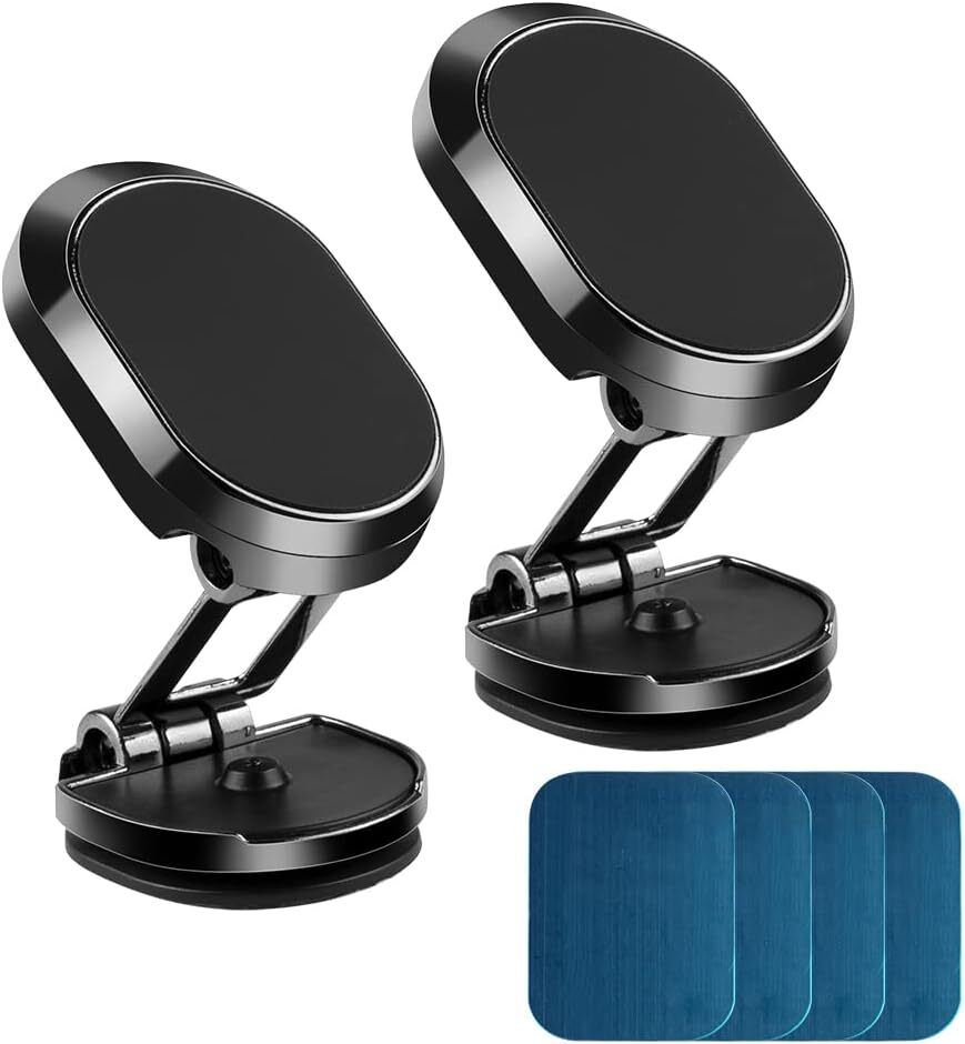2 Pack Magnetic Phone Holder Mount Universal Car Phone Mount Holder Strong