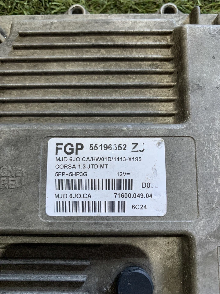 Centralina Motore Opel Corsa C 1.3 55196352 - Immagine 2 di 4