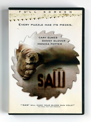 SAW Movie FULL SCREEN ''EVERY PUZZLE HAS ITS PIECES'' (DVD)  ''SAW''