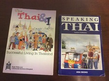 Lot of 2 Books Speaking Thai and Thai  I Successful Living in Thailand
