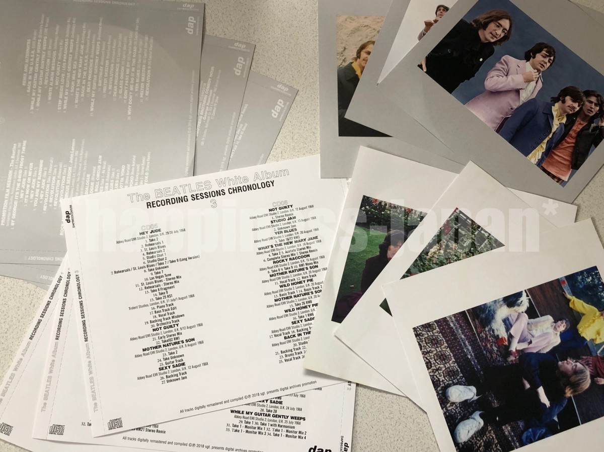 The BEATLES White Album Recording Sessions Chronology 12CD