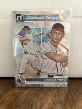Eddie Mathews 2023 Donruss Baseball Diamond Kings Base Career Stat Line #13 /500
