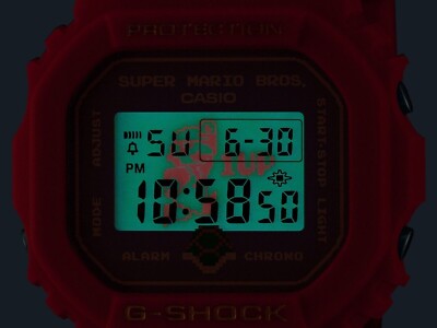 CASIO G-Shock DW-5600SMB-4JR Watch Nintendo Super Mario Bros
