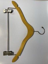 Henry Hanger Co NY Wood Clothes Jacket  Pants Hanger Vintage