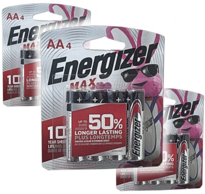 #ad ENERGIZER Max AA Batteries Long Lasting New Alkaline Battery On Sale USA 3 Pack $15.95