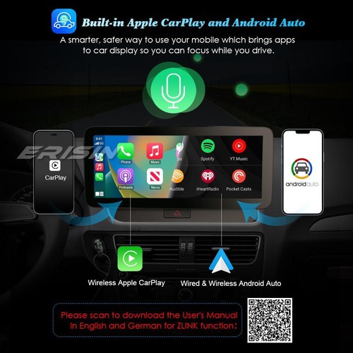12,3" Octa-Core 8GB+128GB Android 13 DAB+ GPS CarPlay Autoradio WiFi Per Audi Q5 - Bild 7 von 24