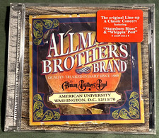 THE ALLMAN BROTHERS BAND  American University 12/13/70 CD *SEALED* Hype Sticker
