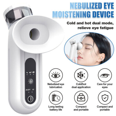 Nano Eye Mist Sprayer Relief Dry Eyes Warm Compress Rechargeable Facial