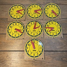 7 Judy Instructo Mini Clocks Learning Teaching Educational Aids 209041