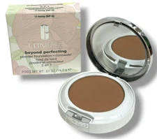 Clinique Beyond Perfecting Powder Foundation + Concealer(0.51oz/14.5g/11 Honey)