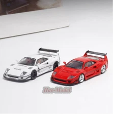 DM MODEL 1:64 Ferrari F40 LBWK Modified Alloy Metal Model Car Diecast Hobby Toys