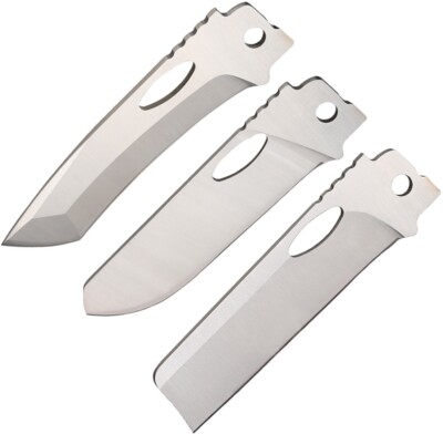 ROXON Replaceable Blade Set Straight/Spey Point/Curved Use With S502 And S802