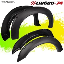 4X Fender Flares Pocket Rivet Style Fit For Ford Super Duty F250 F350 1999-2007