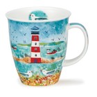 Dunoon Tasse BESIDE THE SEA LIGHTHOUSE Leuchtturm 0,4l Nevis Fine Bone China